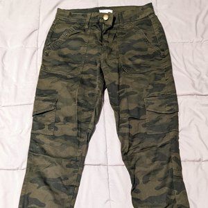 Camouflage Skinny Cargo Pant